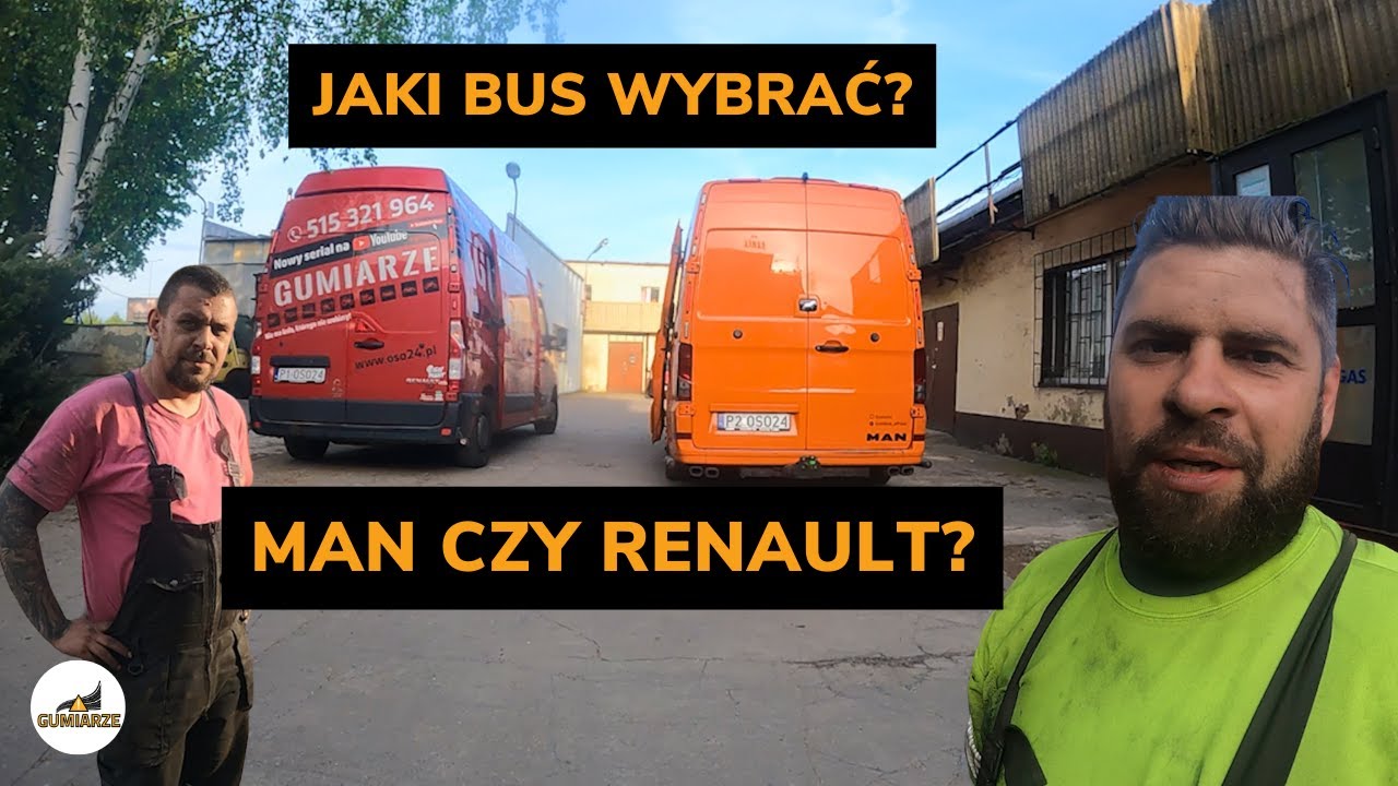 Jaki Bus wybrać? MAN czy Renault? | Gumiarze, odcinek 132