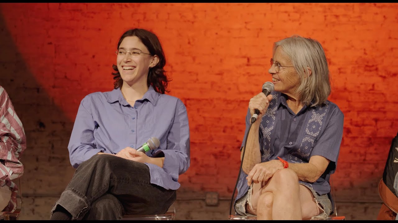 Playwright Emma Horwitz with director Sarah Blush and poet Eileen Myles, moderated by MJ Kaufman