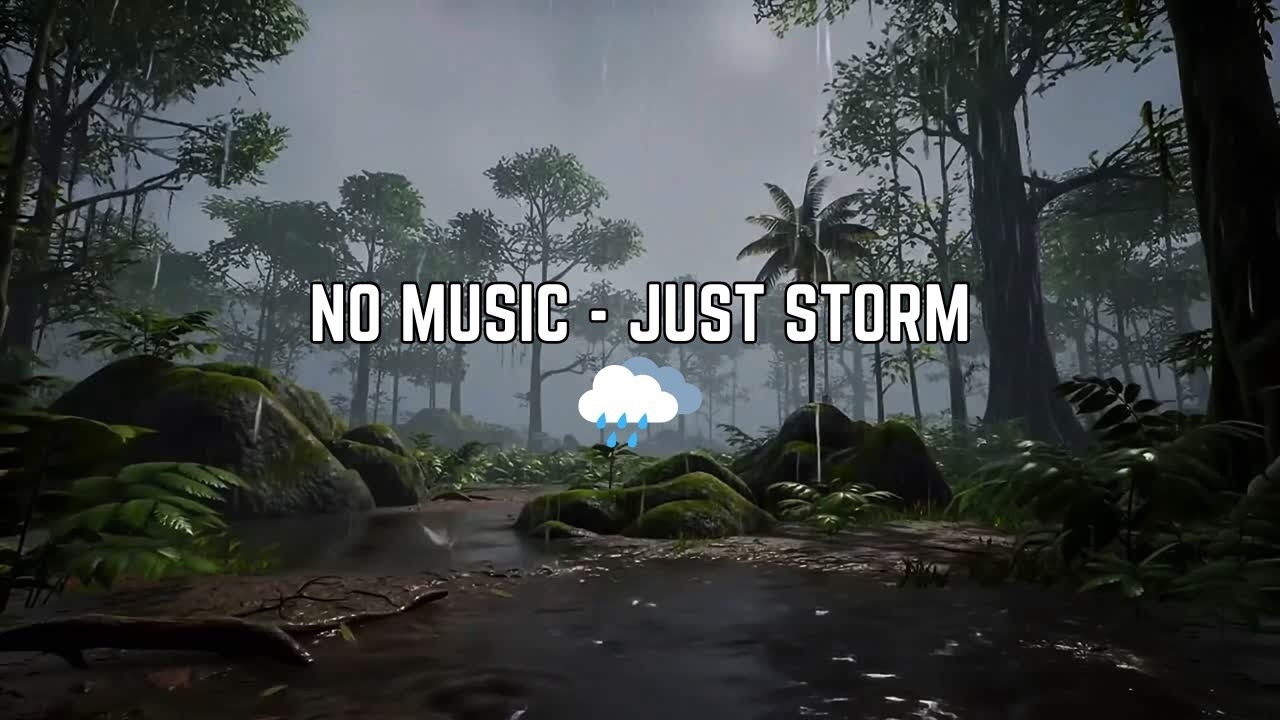 Heavy Rain and Thunder Sounds for Deep Sleep and Focus
