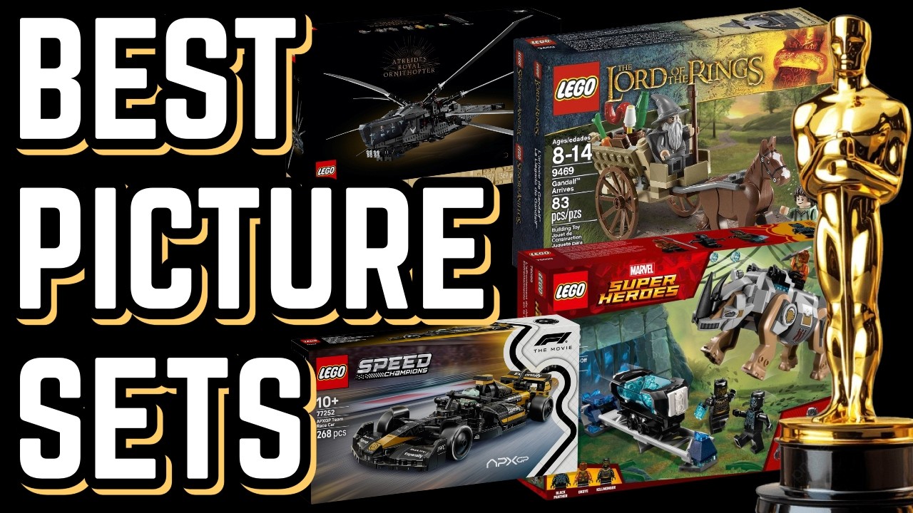 Все фильмы, номинированные на премию «Оскар» в категории «Лучший фильм», с конструктором LEGO.