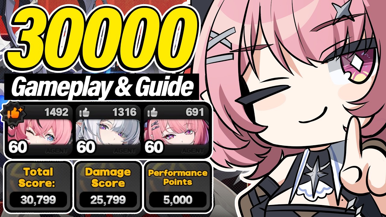 NO MINDSCAPES!! M0 Remielle 30000 Hard Mode Deadly Assault Adversity Mode in Zenless Zone Zero