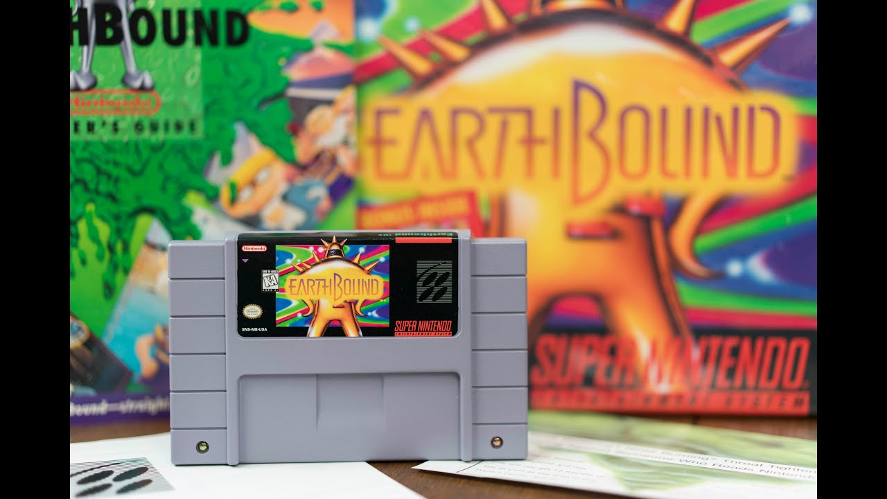 EarthBound SNES (NTSC USA) - Nintendo - 1994 | 4K ASMR Unboxing | Apertology