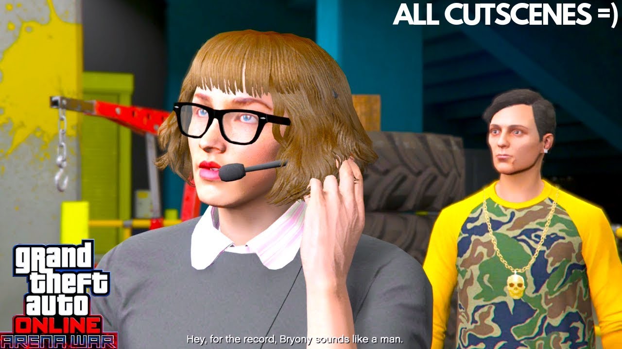 ARENA WAR DLC ALL CUTSCENES GTA ONLINE