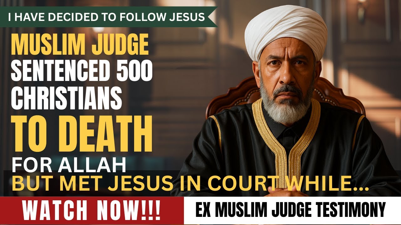 MUSLIM Judge Who Sentenced 500 Christians to Death Hears JESUS Speak While Sentencing a Case | NDE