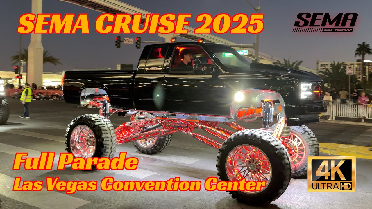 🔥SEMA Cruise 2025🔥 ULTIMATE PARADE OF THE WILDEST CUSTOMS!! TRUCKS, HOT RODS, & MORE!!!