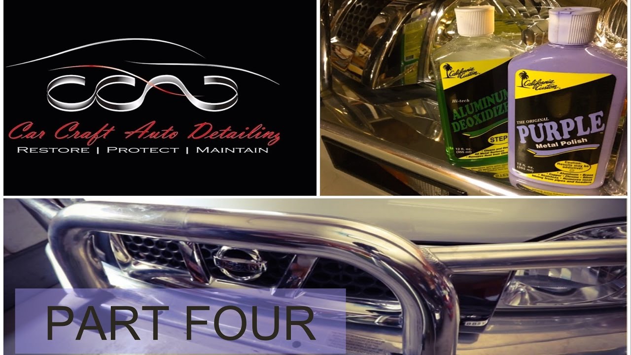 How To Professionally Detail A Vehicle, Part 4 - Metal & Plastic Polishing (Vlog 2.4)