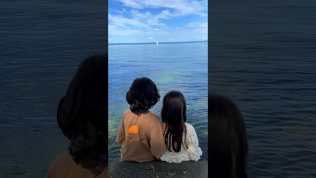 Relaxing moments on the shores of Lake Constance 