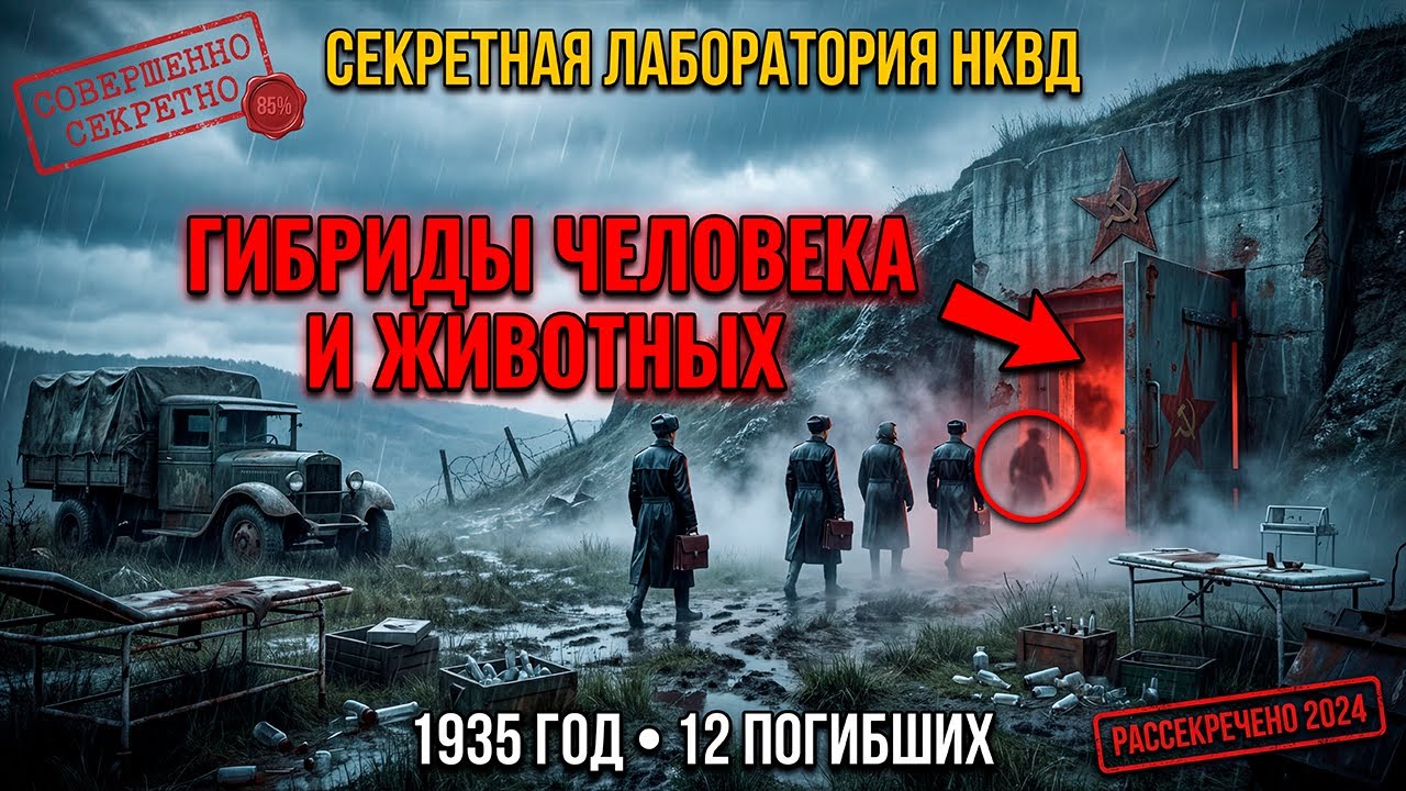 Секретная лаборатория НКВД под Москвой: ГИБРИДЫ человека и животных 1935