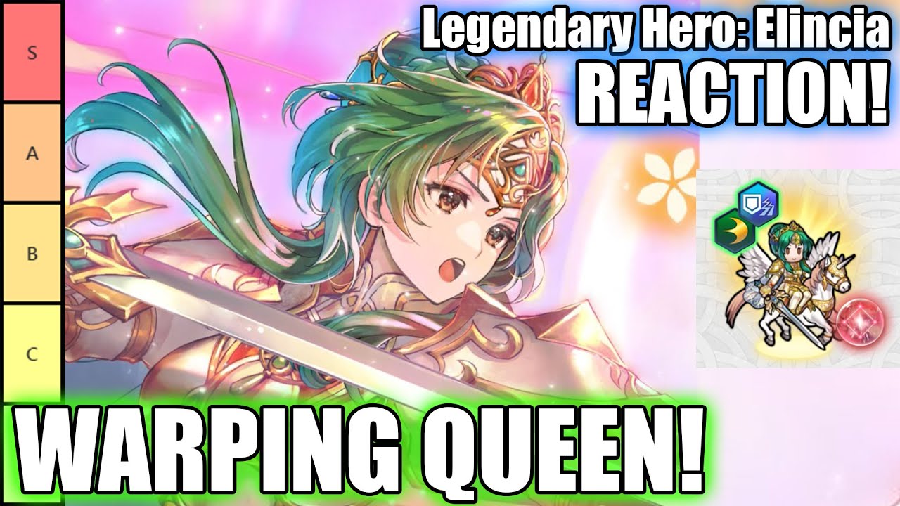 L!ELINCIA IS FINALLY HERE! EVERYONE GETS WARP??? | Legendary Elincia Tier List and Reaction! [FEH]