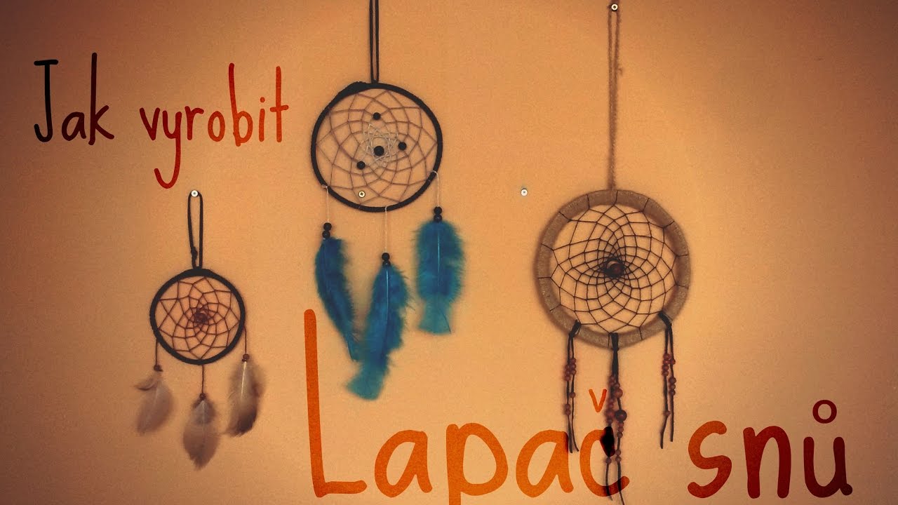 Jak vyrobit lapač snů - DIY | Baruš11