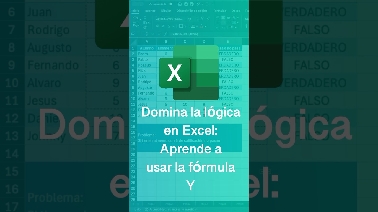C&oacute;mo funciona la f&oacute;rmula Y en Excel #excelavanzado #finanzas #excelfacil #excelyfinanzas #tutorial