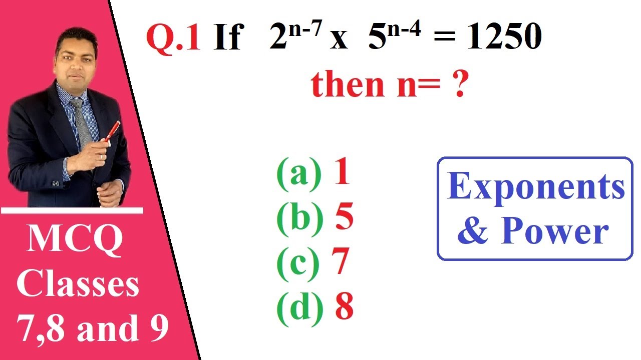 Extra Questions On Exponents & Power | Class-7, 8 and 9 | | Laws of Exponents | Exponents Rule