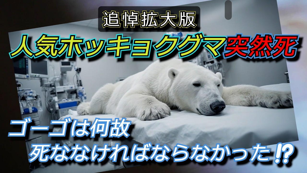 追悼ホッキョクグマのゴーゴ／どこよりも詳しく急死の真相を探る
