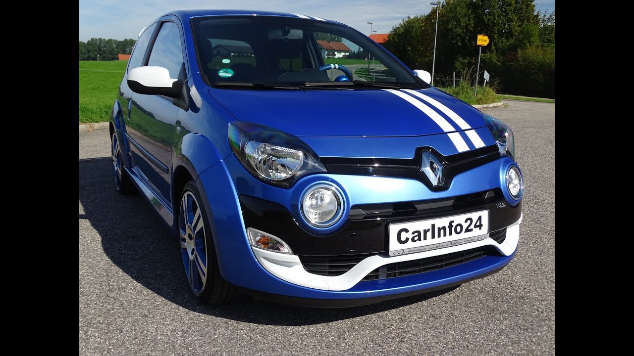 Renault Twingo Gordini RS blue 133 hp Drive Sound Interior Exterior Car Hifi