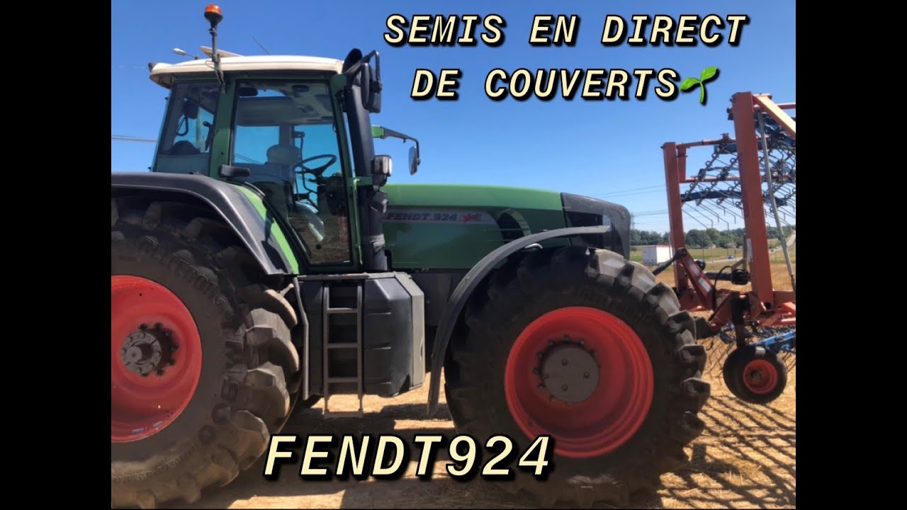 SEMIS DE COUVERTS EN DIRECT SUR DU CHAUME