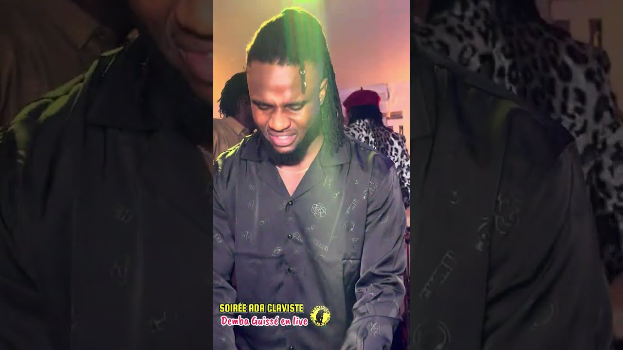 Demba Guissé en live Soirée ADA CLAVISTE