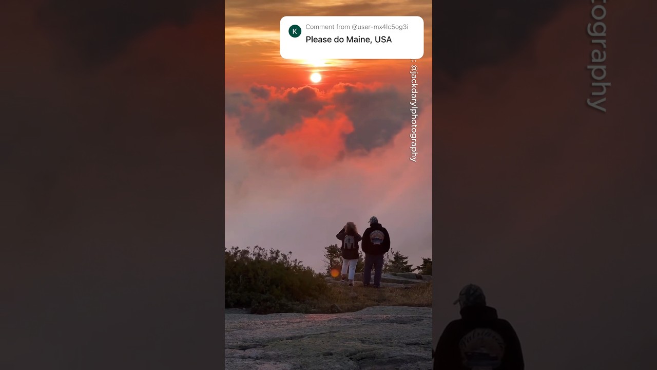 Places in Maine that don't feel real 🇺🇸🤯 #travel #adventure #explore #nature #maine #usa