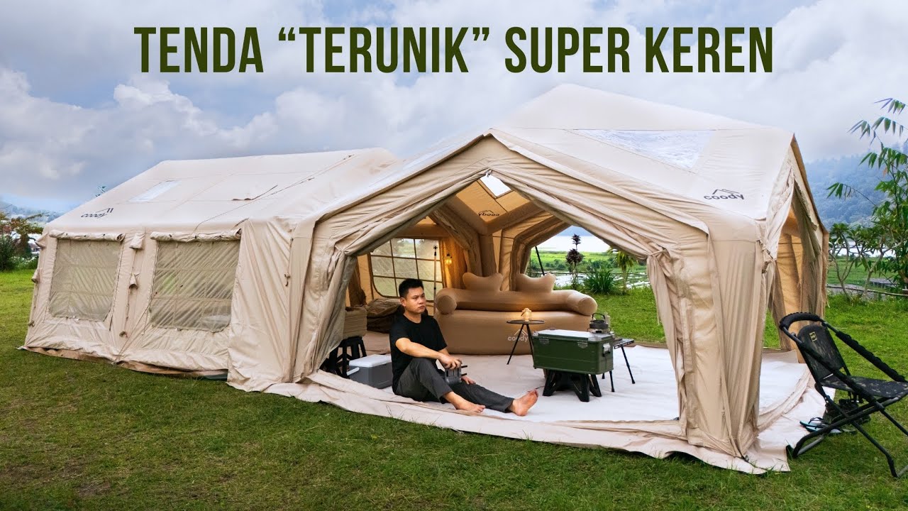 PERDANA! CAMPING DENGAN 2 TENDA BARU YANG UNIK & MEWAH