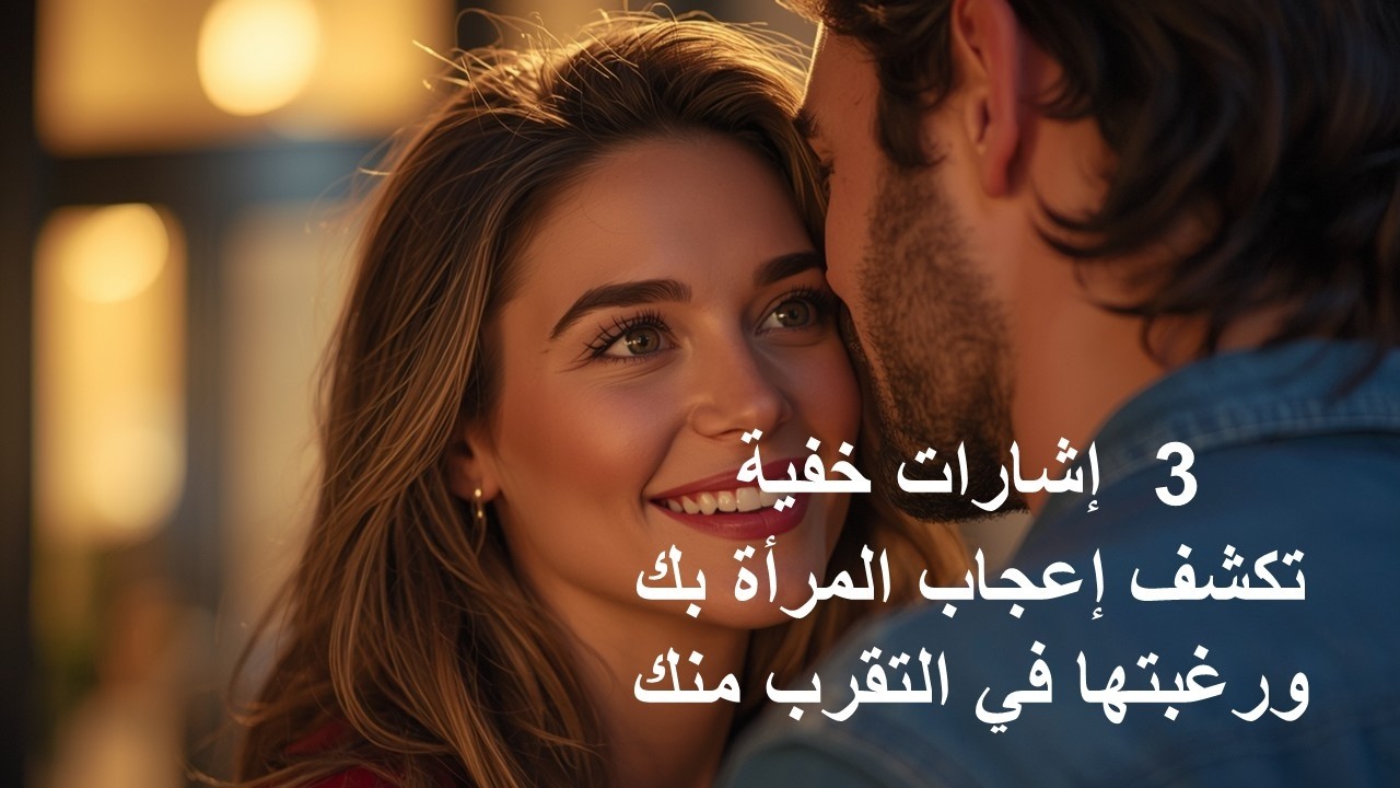 3  إشارات خفية تكشف إعجاب المرأة بك ورغبتها في التقرب منك