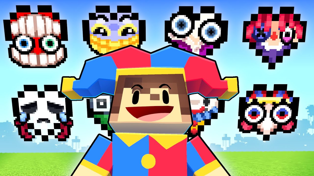 Minecraft But I Have AMAZING DIGITAL CIRCUS Hearts!