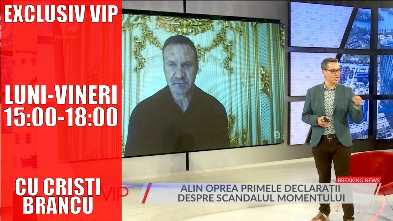 ALIN OPREA, PRIMELE DECLARAȚII DESPRE SCANDALUL MOMENTULUI CU FOSTA SOȚIE