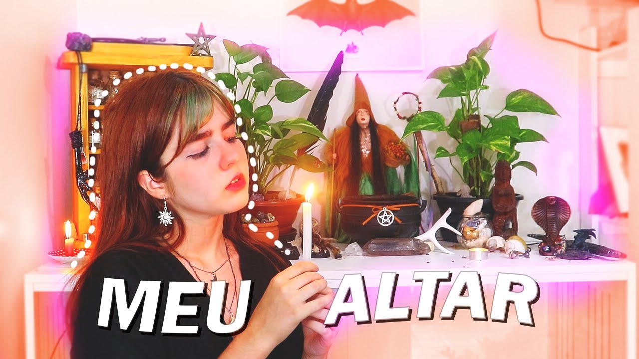 TOUR PELO MEU NOVO ALTAR DE BRUXA! ✨