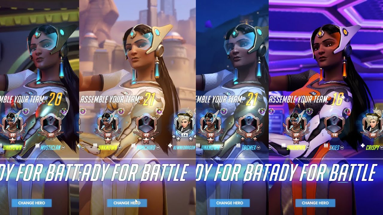 Overwatch 1 ( 1 Hour) Symmetra No commentary Overwatch Gameplay