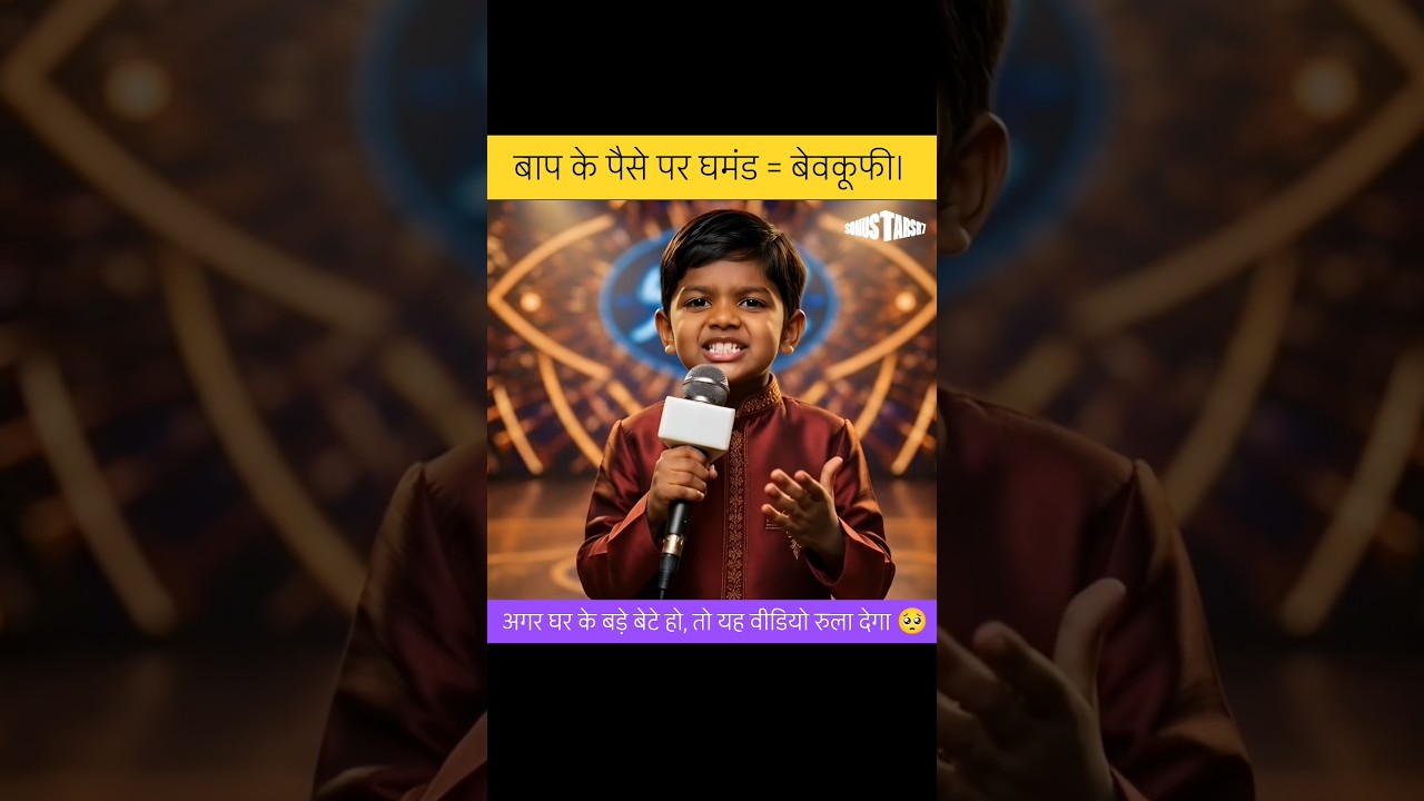 बाप के पैसे पर घमंड मत करो! 🔥💯