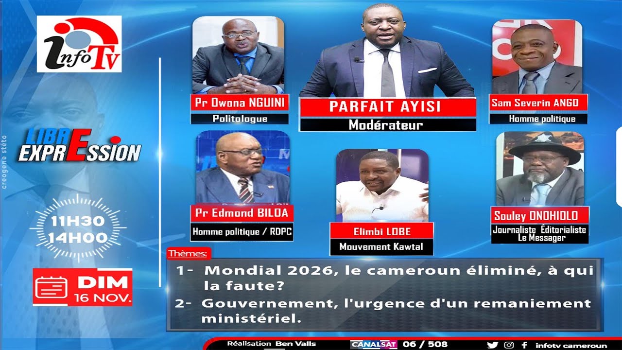 LIBRE EXPRESSION DU 16 NOVEMBRE 2025
