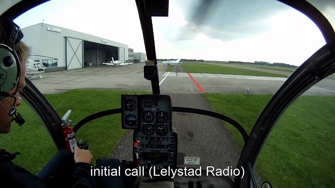 Schweizer 300 startup and hover exercises
