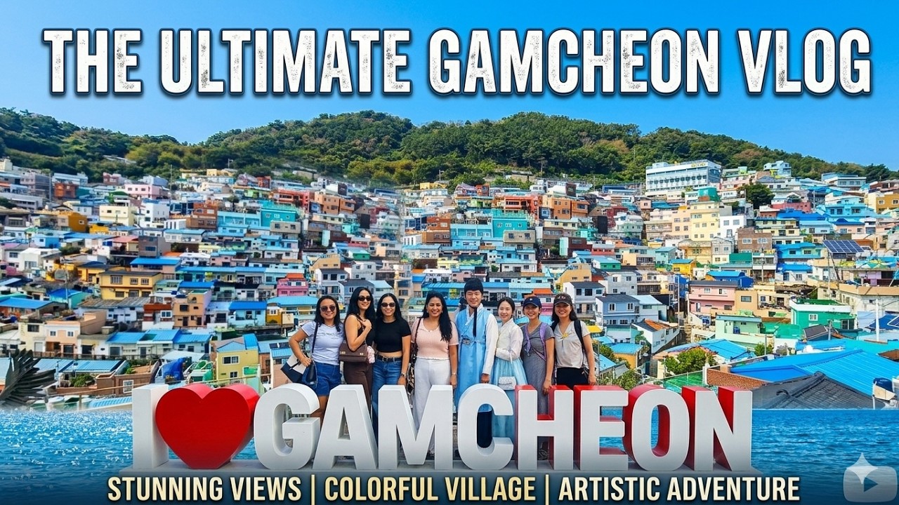 【BUSAN】Gamcheon Culture Village, Korea's Santorini 1M Visitors Paradise