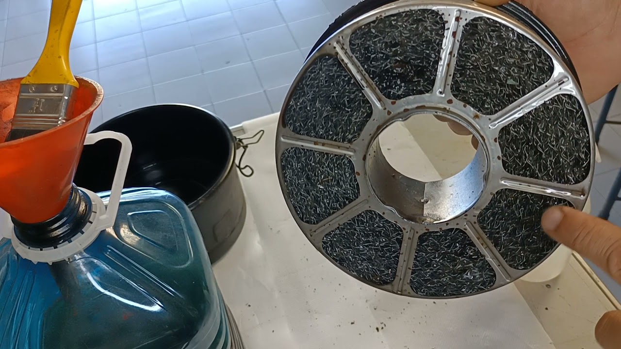 pulizia filtro a bagno d'olio 242 Fiat C35 Citroen