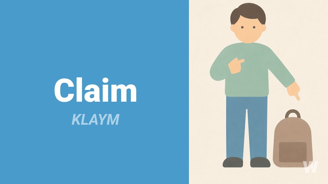 How to Pronounce Claim?