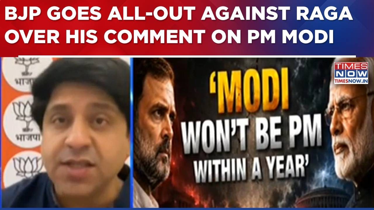 BJP Attacks Rahul Gandhi Over 'Modi Won't Be PM Within A Year' Comment, Says 'RaGa Stoking Panic...'