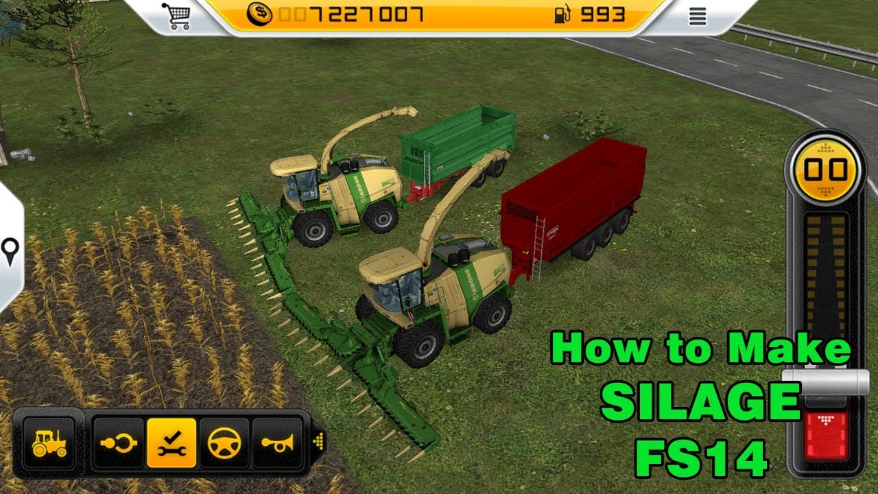 Fs14 Farming Simulator 14 - How to Make Silage Timelapse #53