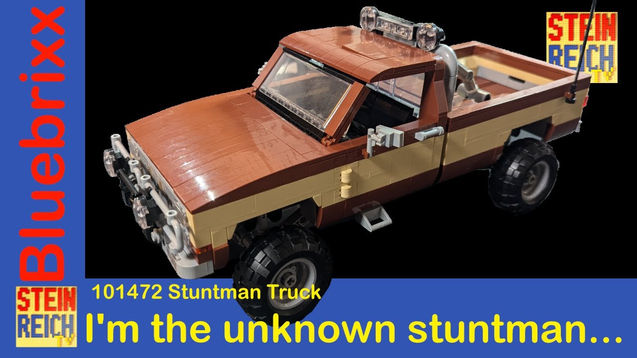 Cause I'm the unknown stuntman... Bluebrixx 101472 Stuntman Truck Aufbau & Fazit