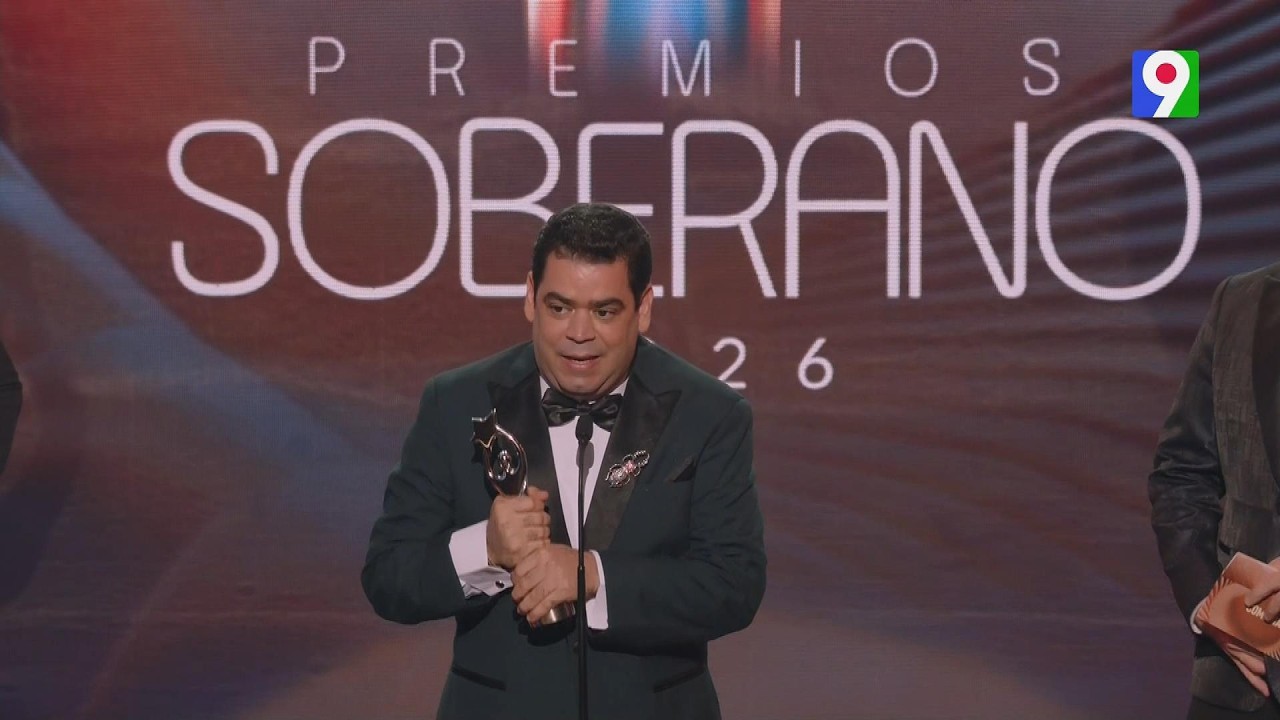 Rafael Bobadilla ganó Comediante del Año  en Premios Soberanos 2026