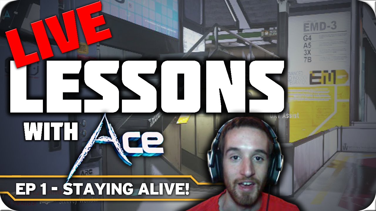 Live Lessons With Ace! Ep. 1 - Staying Alive! (Advanced Warfare Live Commentary)