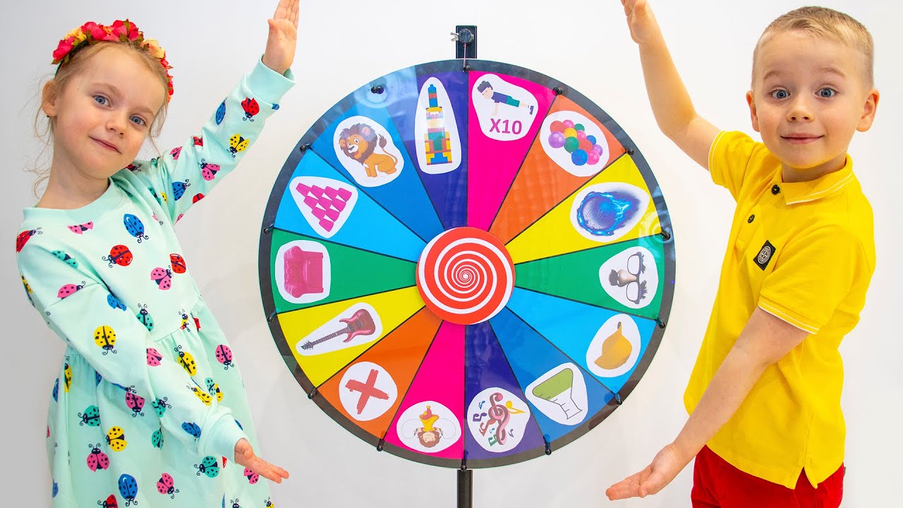 Gaby and Alex Kids Story about Magic Wheel