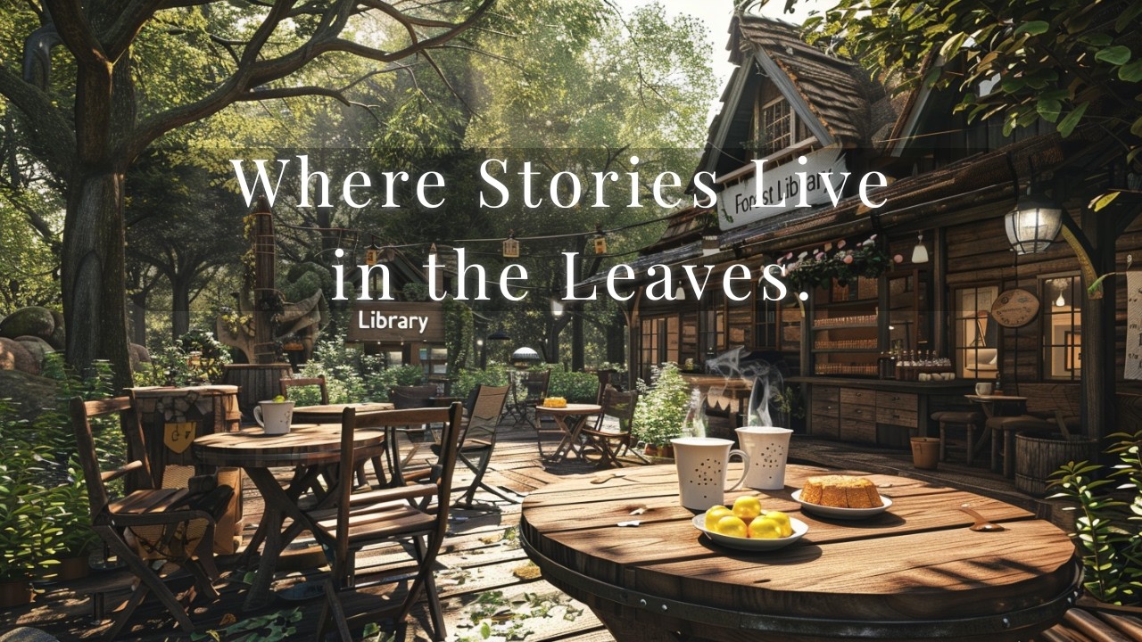 Library in the Woods | Outdoor Cafe Ambience | Mid-week Sanctuary