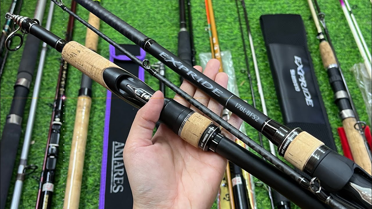 Video 959: Cần lure Shimano hàng tuyển đẹp - Cần lure bãi máy ngang - máy đứng - Ráp khúc Nhật bãi