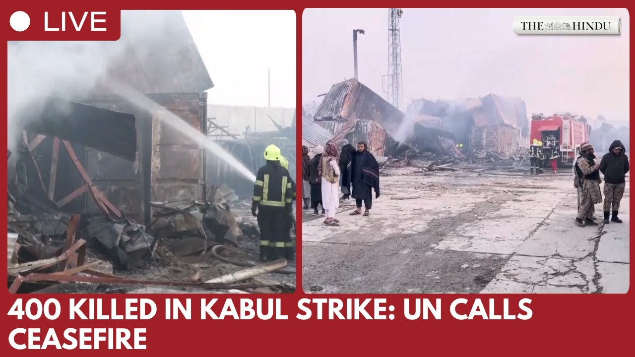 UN urges ceasefire after at least 400 people killed in Kabul hospital strike