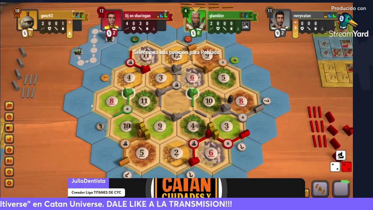 Ronda 3 Torneo Catan Ciudades y Caballeros