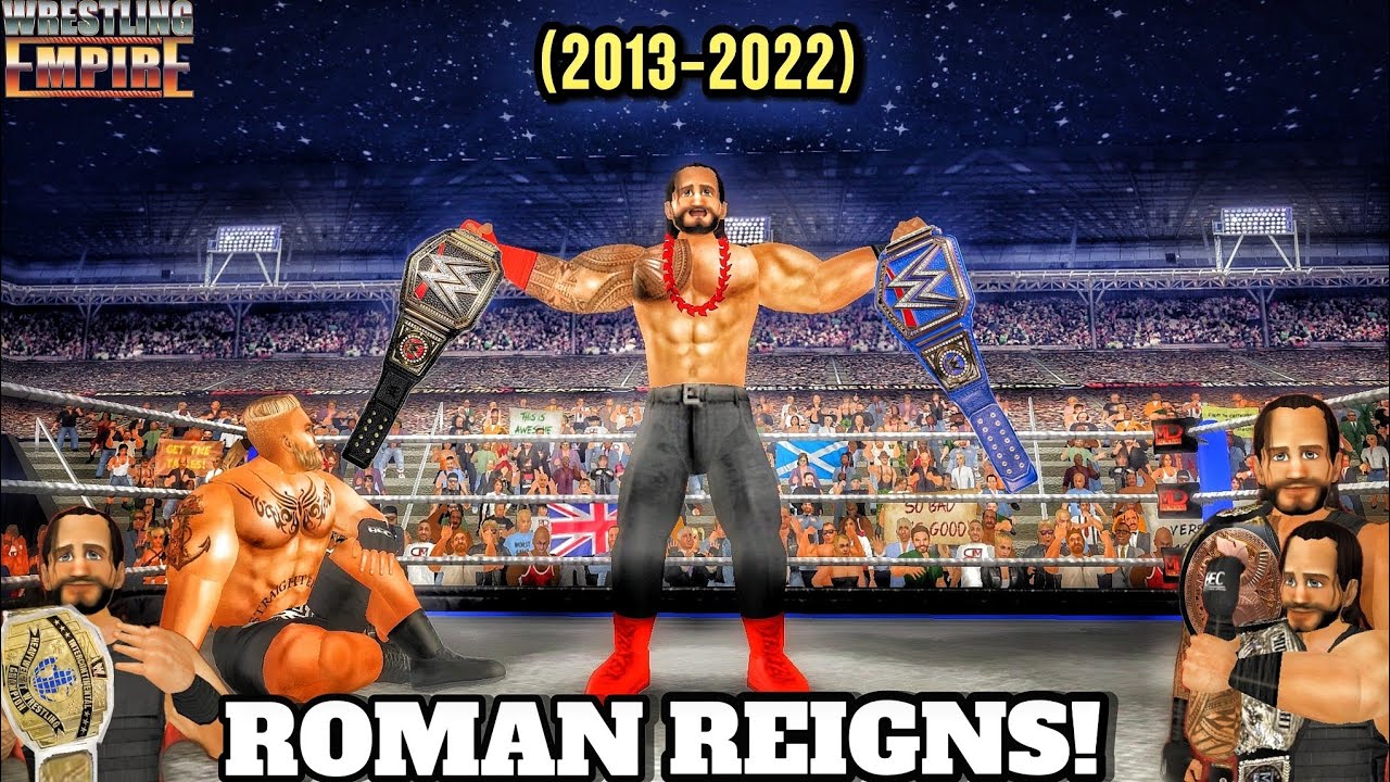 Каждая победа в чемпионате Roman Reigns: геймплей на ПК! (Wrestling Empire)