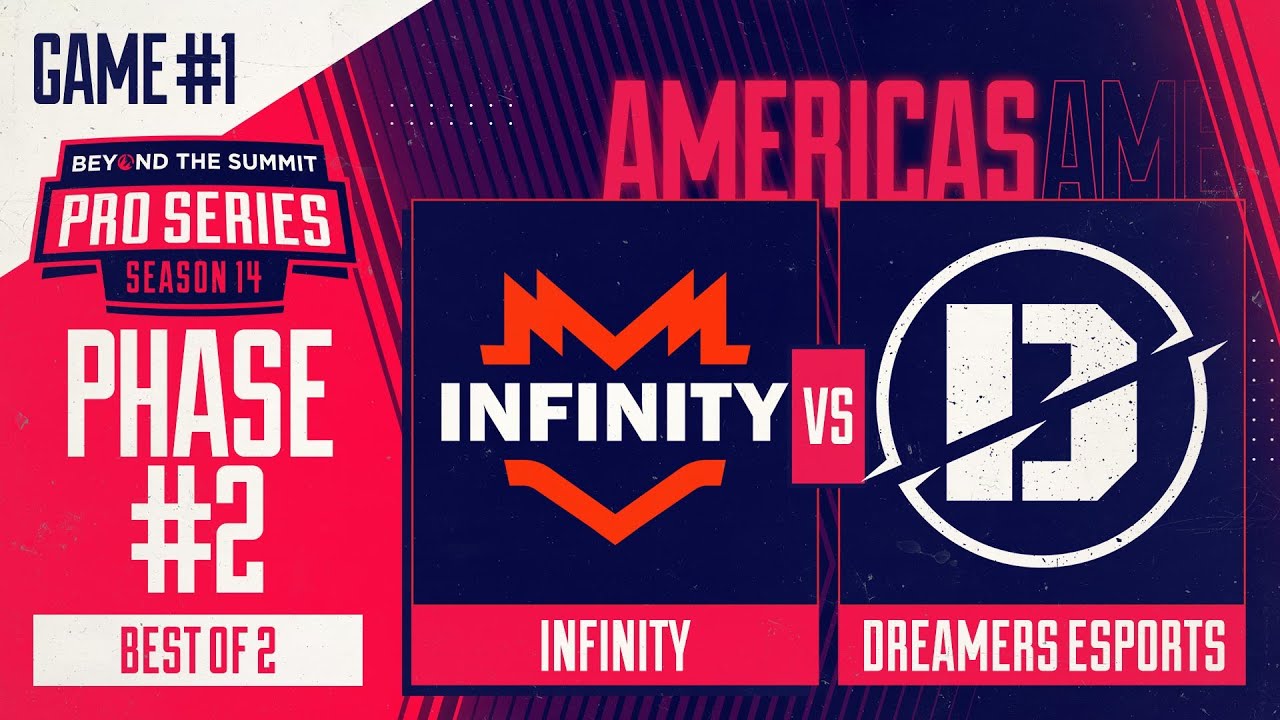 Infinity vs Dreamers Game 1 - BTS Pro Series 14 AM: Phase 2 w/ Kmart & ET