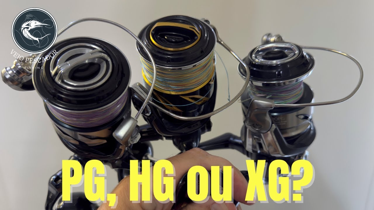 MOLINETES PARA JIG: PG vs HG vs XG | Gear Ratio e Qual Escolher para Cada Situação