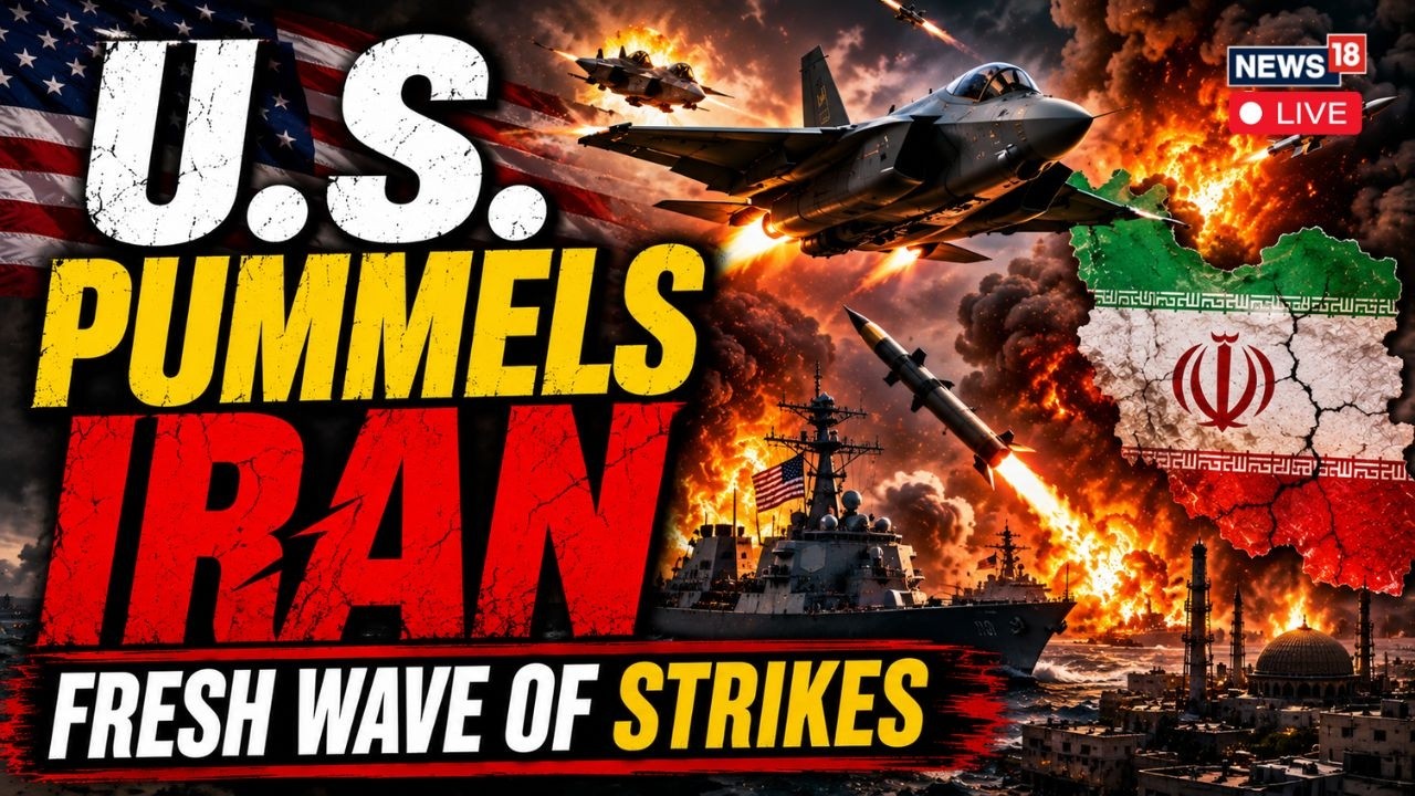 LIVE: New U.S. Airstrikes Hit Iran, Apache Helicopter Downed | Hormuz Explodes With strikes | N18G