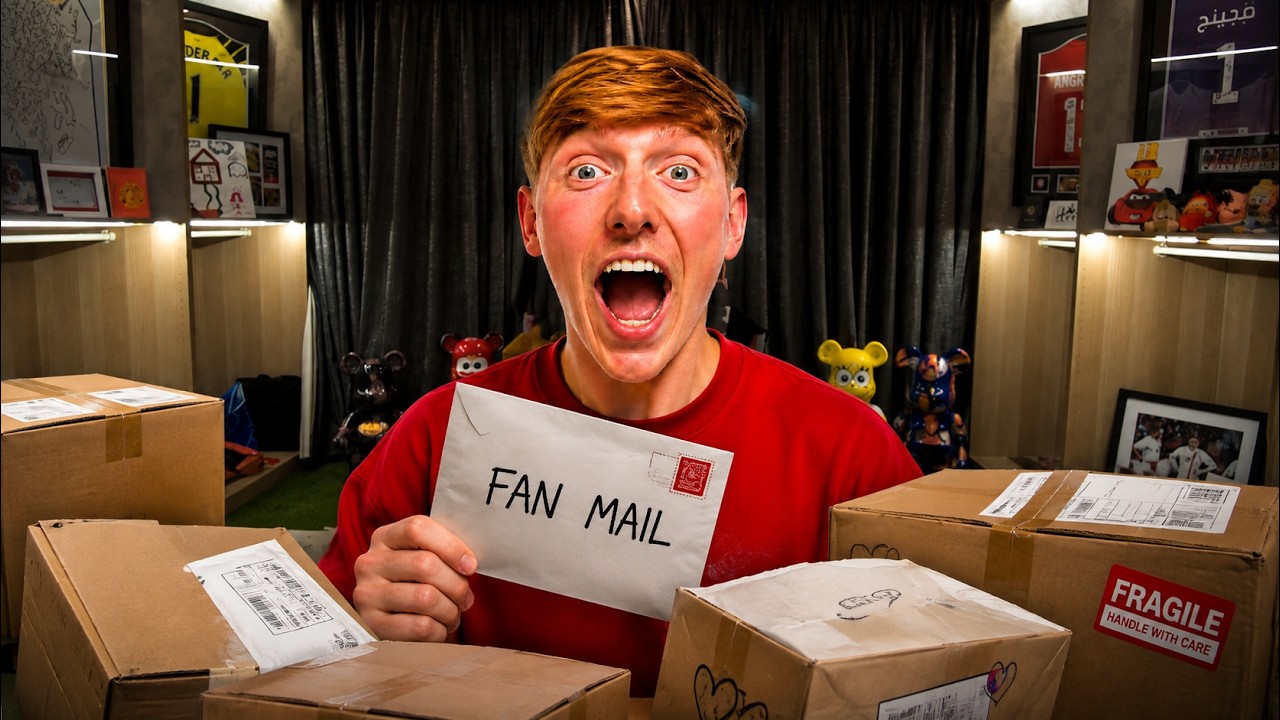 Angryginge Opens FAN MAIL