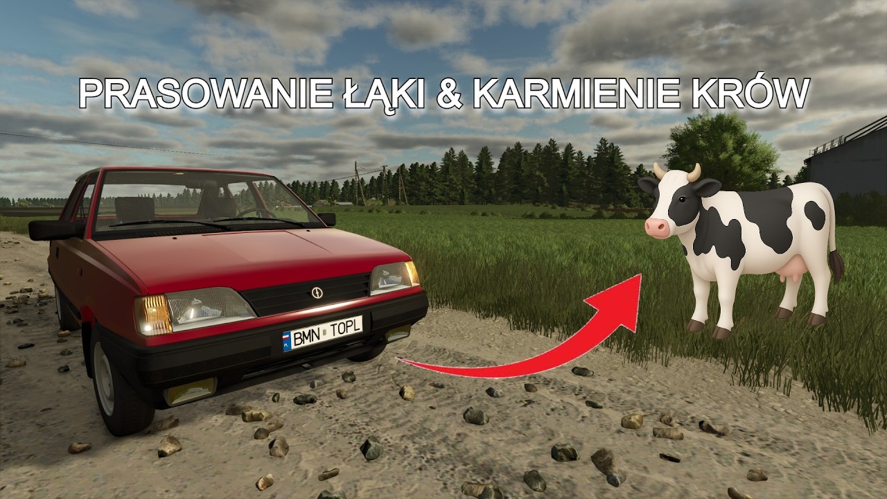 PRASOWANIE ŁĄKI & KARMIENIE KRÓW🐄 