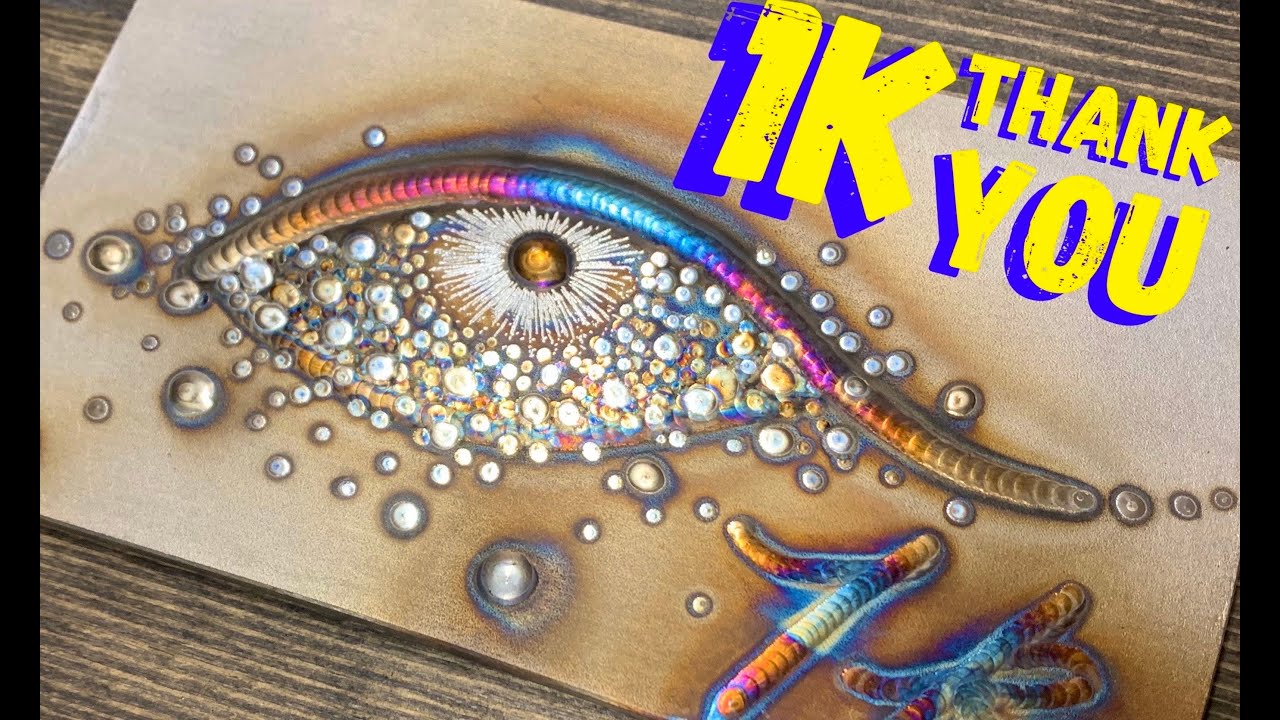 TIG WELDING ART! WELDING ART 1K SUBSCRIBER THANK YOU!